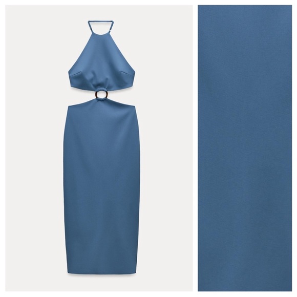 NWT Zara Blue Cut Out Halter Dress. Size XS, M and L
🚨FIRM PRICE NO DISCOUNT - Picture 4 of 9